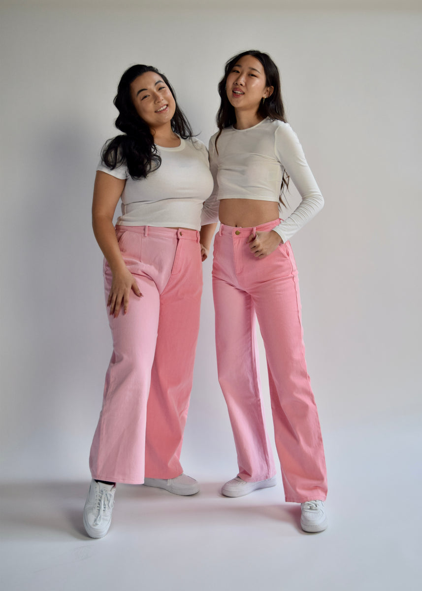 Flora Pants in Bubblegum – Sugar Cilantro