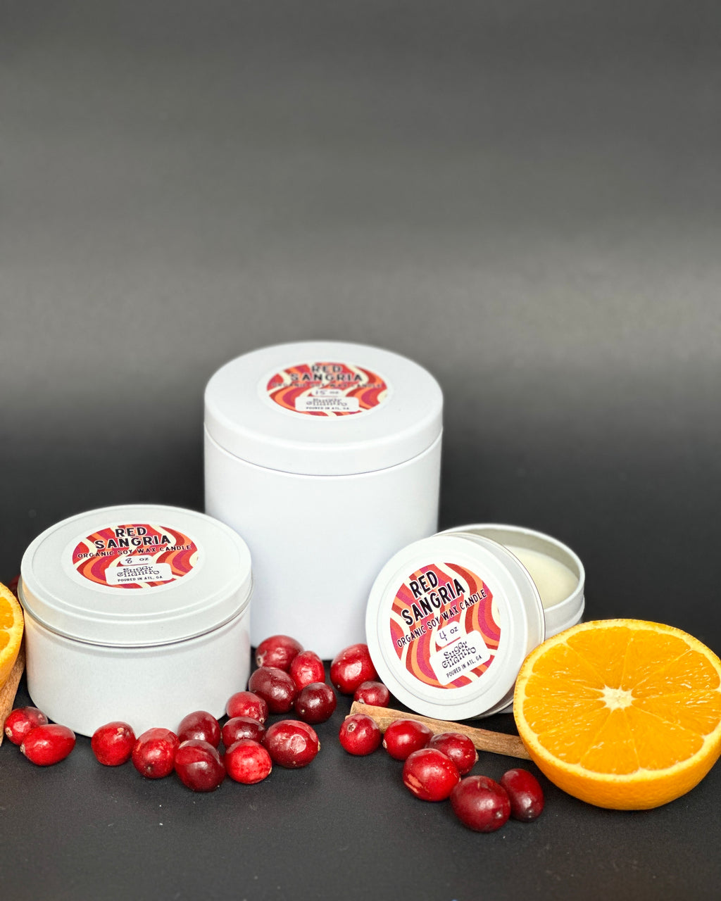 Red Sangria Soy Wax Candle