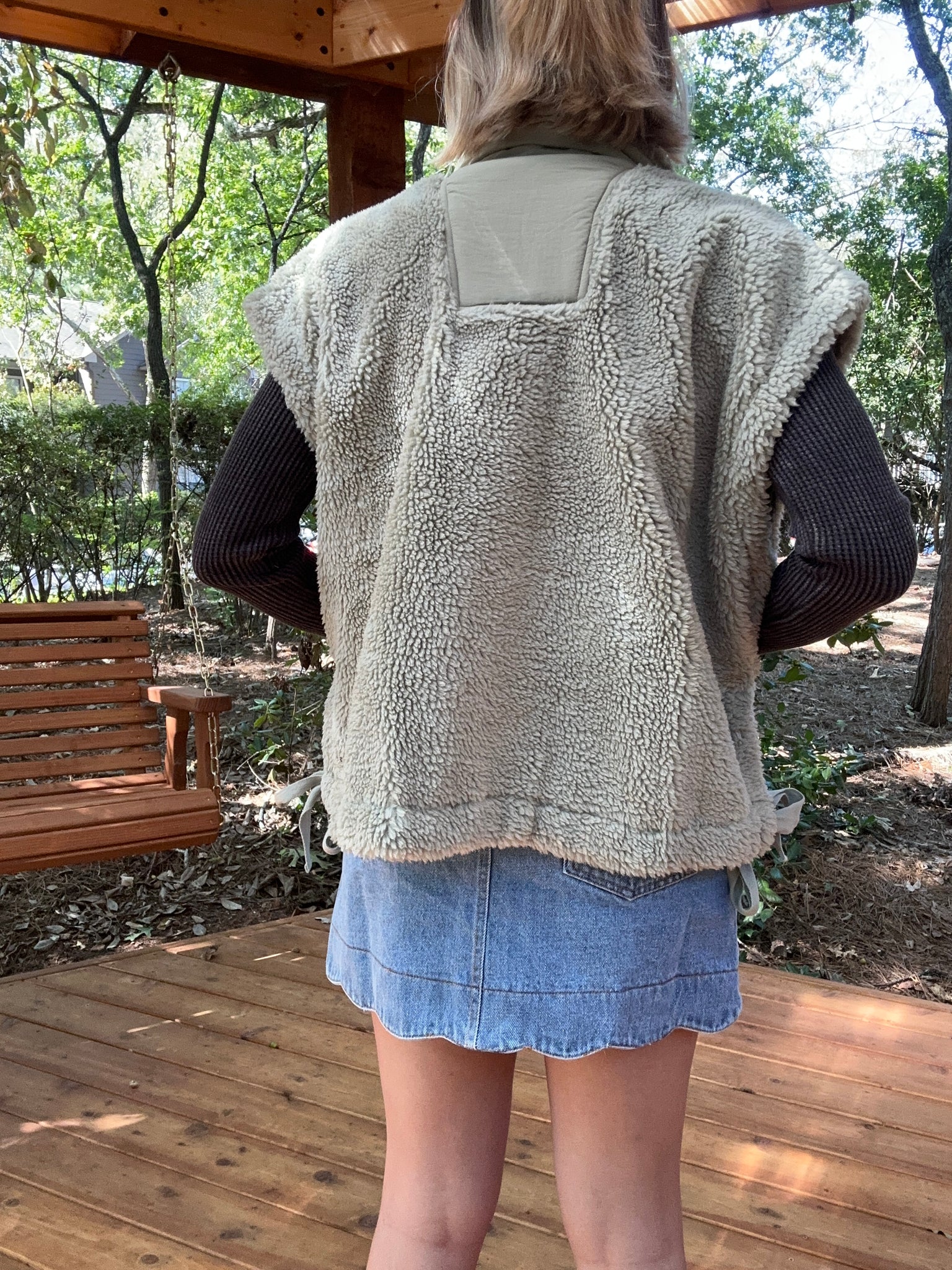 Sage Sherpa Vest
