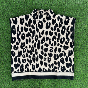 Leopard Sweater Vest