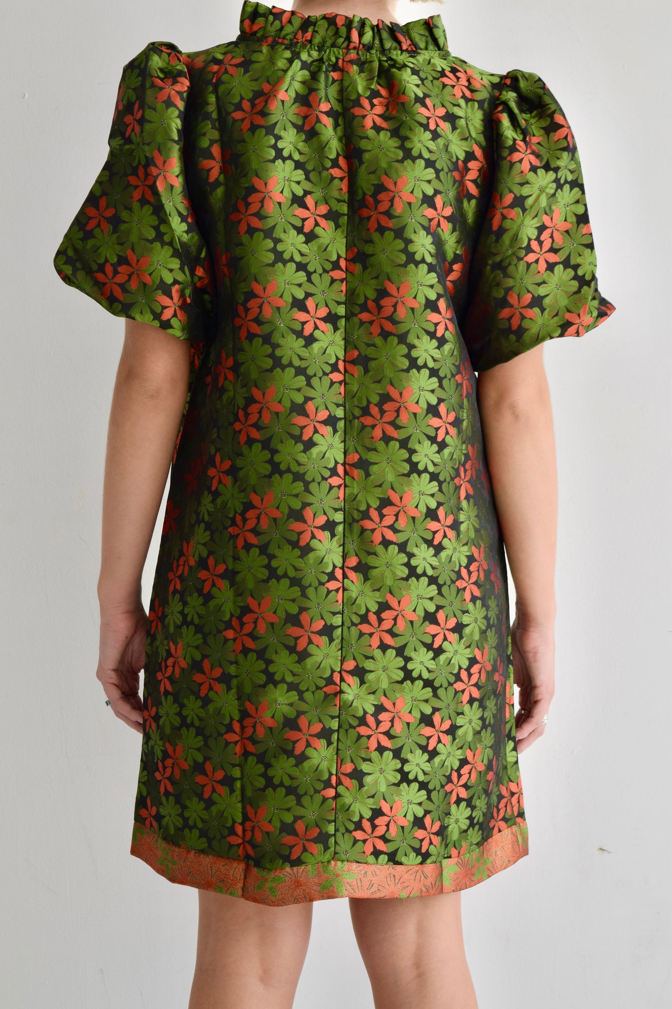 Poinsettia Jacquard Dress