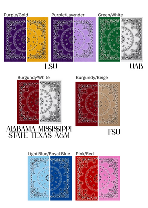 Custom Bandana Scarf (made to order)